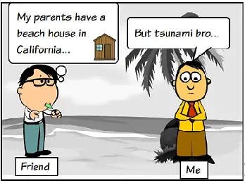 Beach house comic